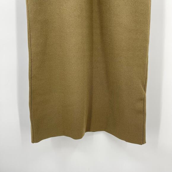 Cult Gaia | NWT Ambar Knit Dress in Nymph Olive Green Midi M - Picture 14 of 16